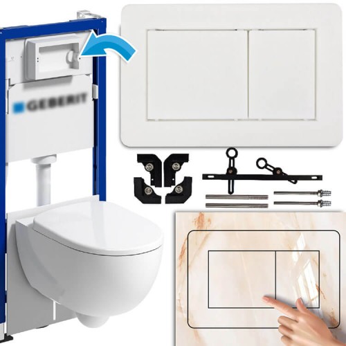 Przejdź do produktu Ukryty przycisk GEBERIT Duofix SIGMA/ UP320